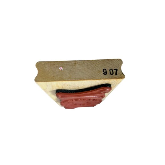 Joy 907 The Stamping Bug Wood Rubber Stamp Christmas Card Making 2001 Vtg - Picture 4 of 6